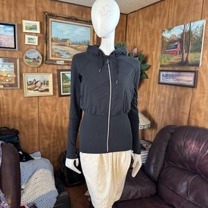 Vintage Black Lululemon Zip-Up Hoodie